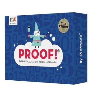 PROOF! The Fast Paced Game Mental Math Magic evermade teachers flashcards new